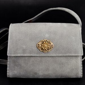 Ledertasche mit Holz (die Elegante)